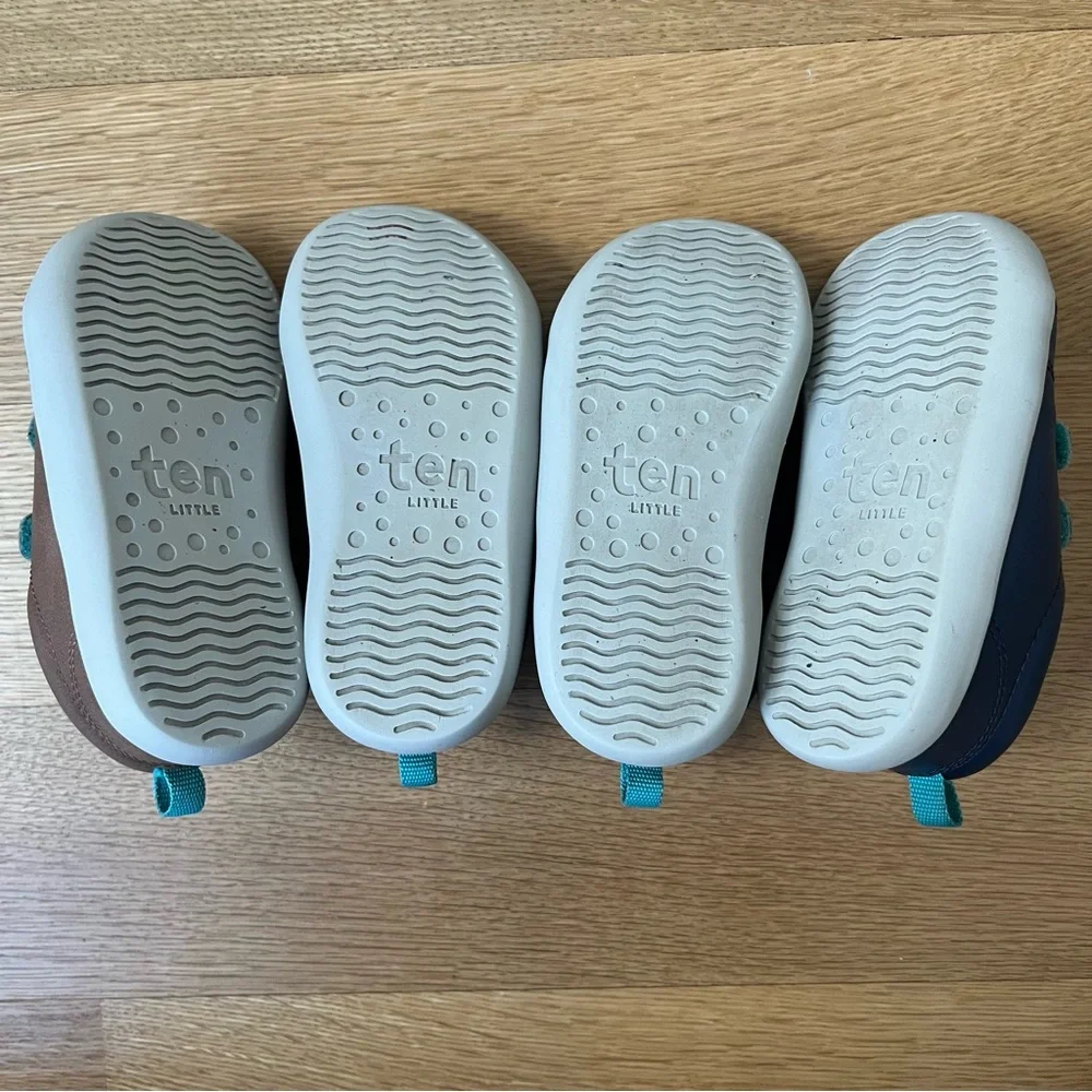 Ten Little Everyday Original Velcro Sneakers Bundle Of 2 Pairs Size Toddler 9 - Picture 7 of 7